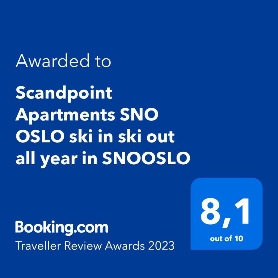 Scandpoint Apartments Oslo Ski In Ski Out All Year In Snooslo With Free Parking Ngoại thất bức ảnh